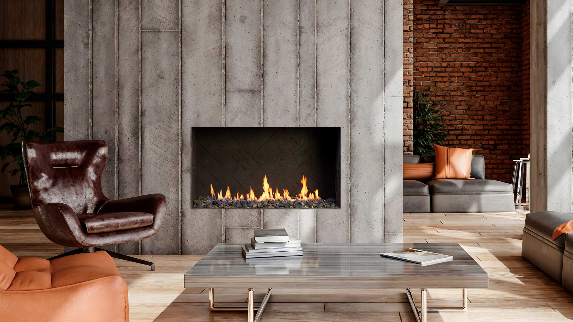 Fireplaces-Plus-Stellar-Enlight-Open-Hearth-Lava-Rock-Single-Sided-Gas-Fireplace